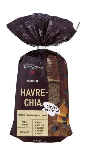 Havre-Chia glutenfritt brød