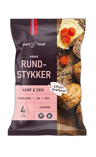 Rundstykker grove glutenfri 240g