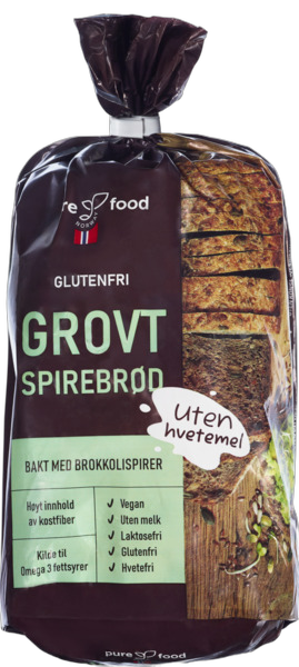 Spirebrød Skåret Glutenfri 500g